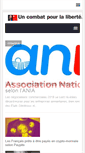 Mobile Screenshot of carrefouruncombatpourlaliberte.fr